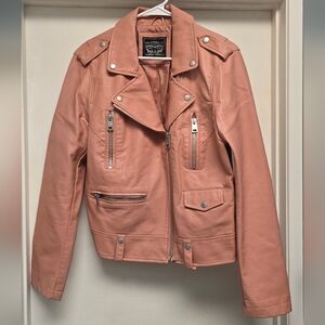 Levi's Blush Leather Jacket for Women